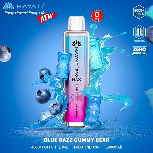 Hayati Crystal Pro Max 4000+ Disposable No Nicotine - Vape Villa