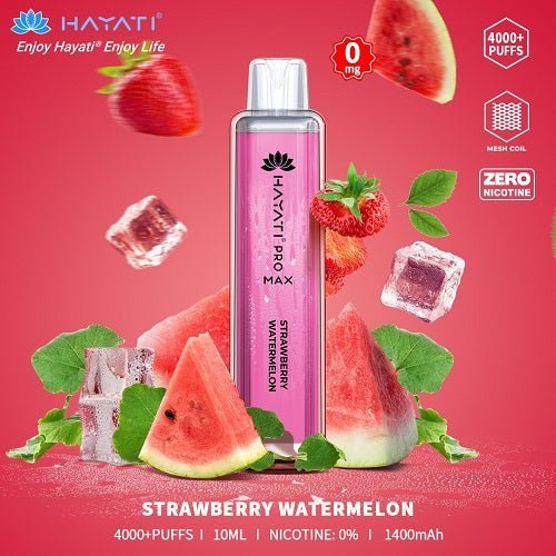 Hayati Crystal Pro Max 4000+ Disposable No Nicotine - Vape Villa