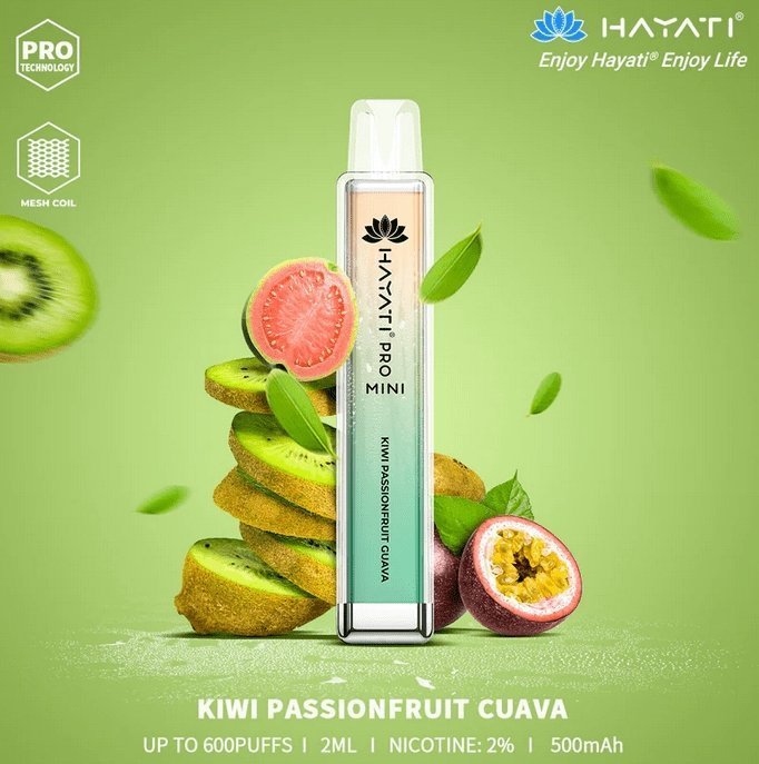 Hayati Mini Pro 600 Puffs Disposable Vape Pod - Vape Villa