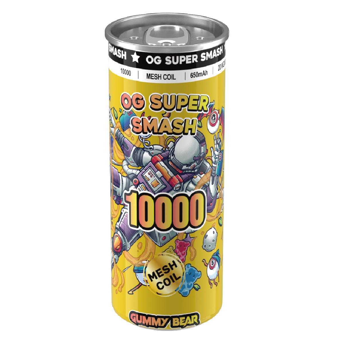 OG Super Smash 10000 Puffs Disposable Vape Pod - Wolfvapes.co.uk-Gummy Bear