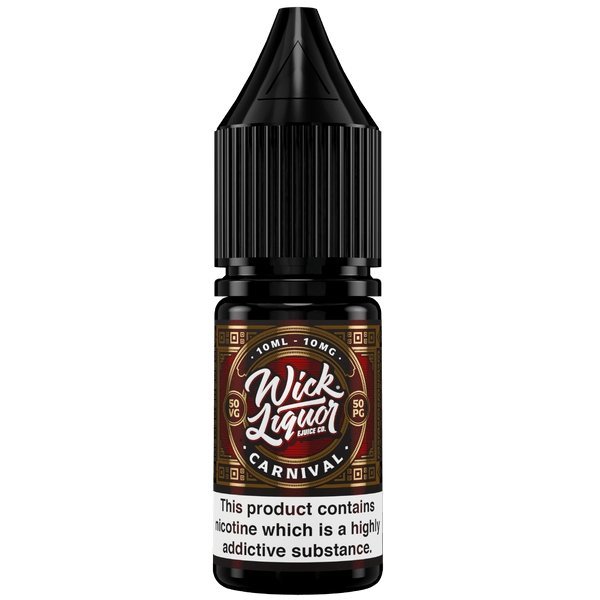 Wick Liquor Nic Salts 10ml E-liquids - Box of 10 - Vape Villa