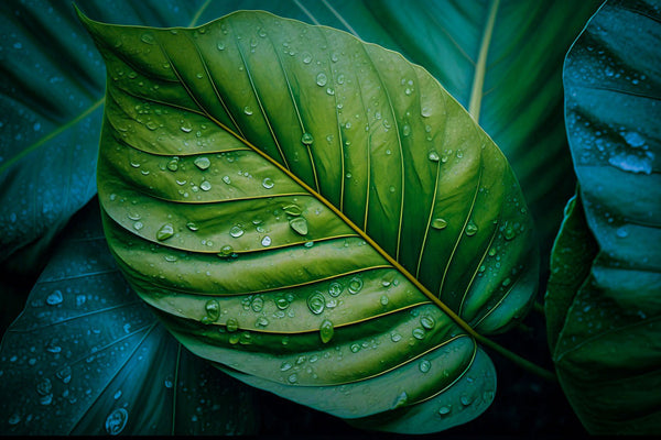 a macro shot of nature leaf