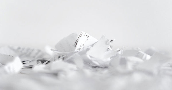 A picture of a pile of shredded paper sheets
