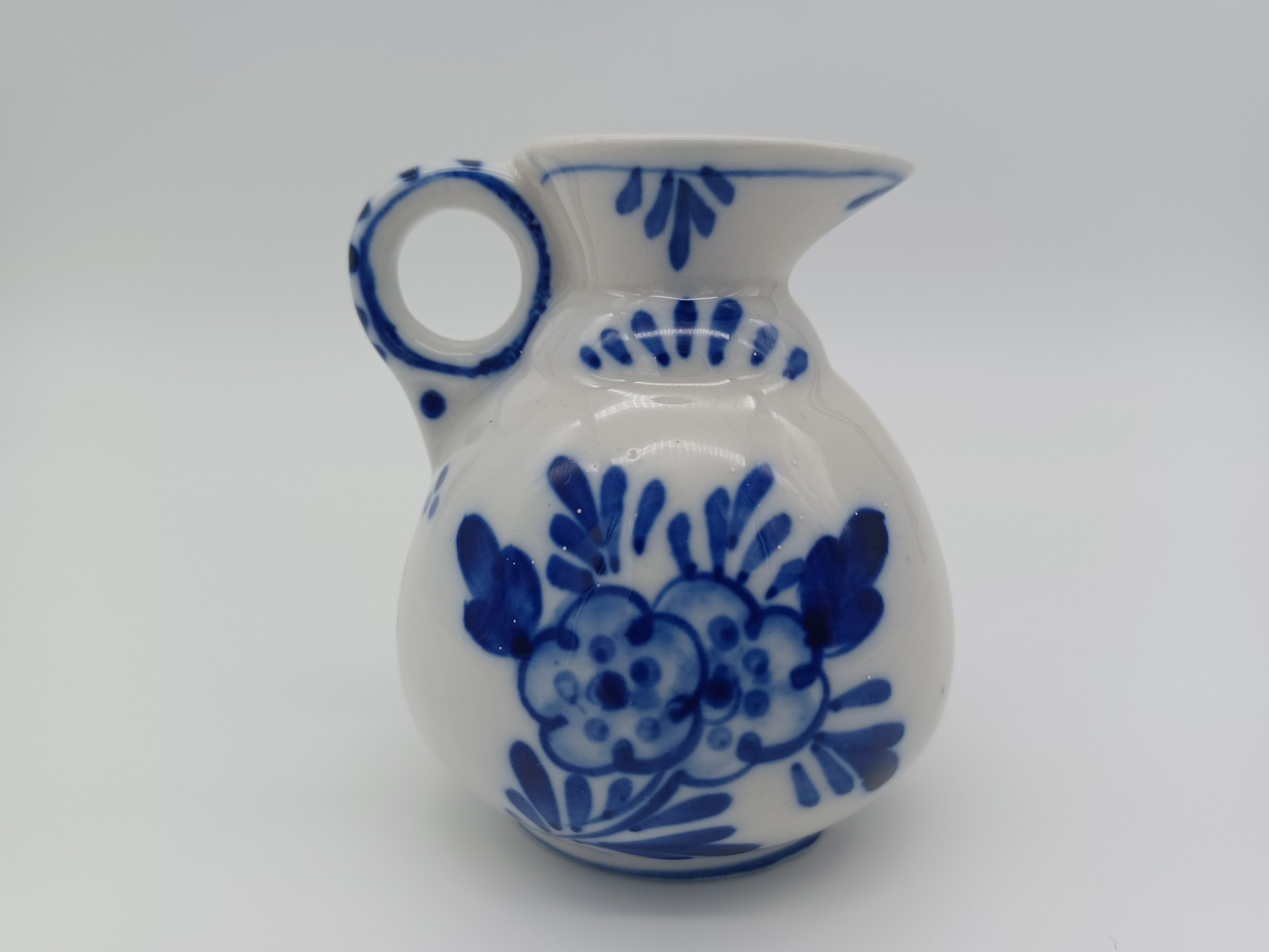 A cute little Delft pitcher for me -- What did you pick up at the thrift  store lately?