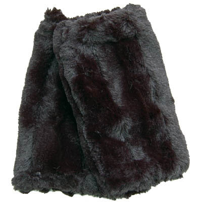 faux fur fingerless gloves