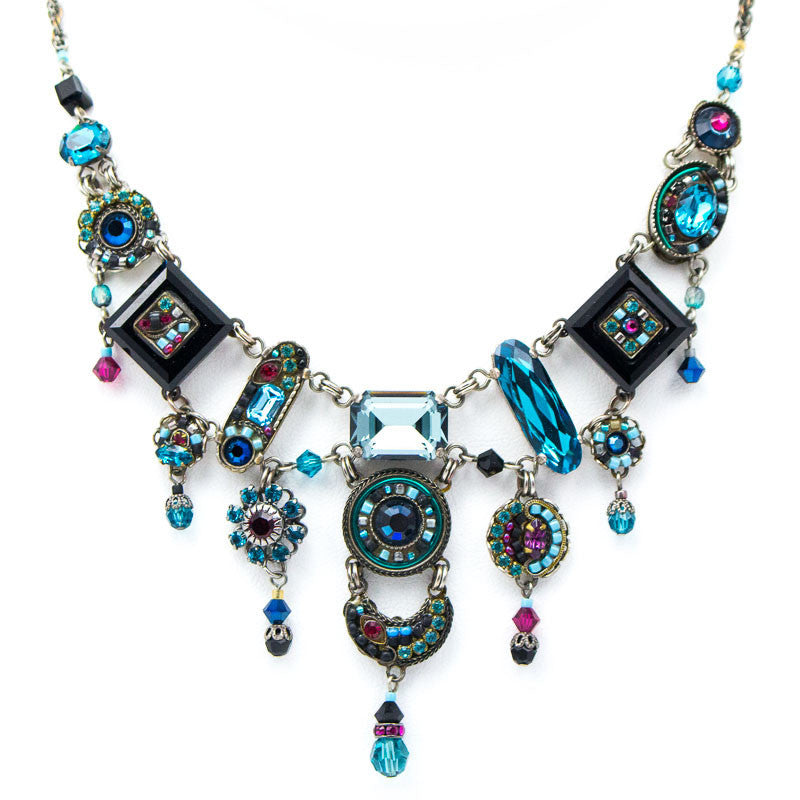 Midnight Blue La Dolce Vita Elaborate Necklace by Firefly Jewelry ...