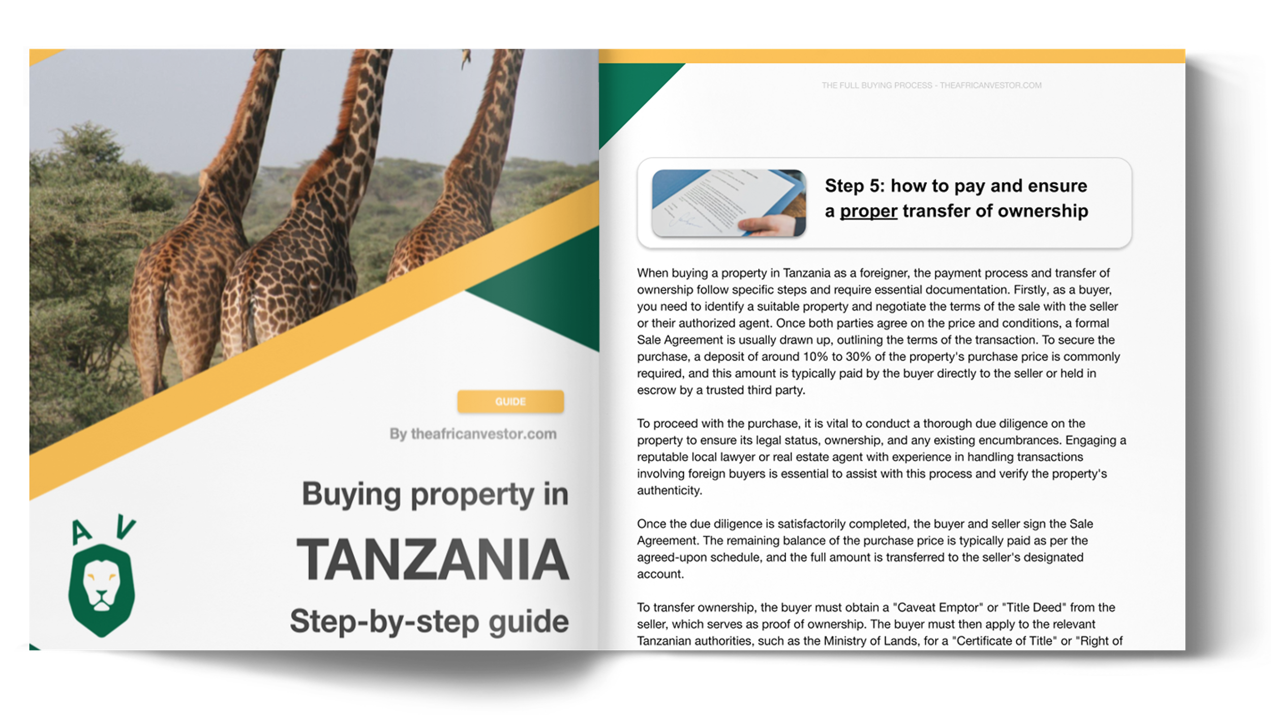 buying property foreigner Tanzania