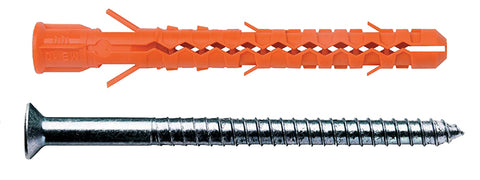 瑞士Mungo MB框架用塑料安卡錨栓 框架用尼龍栓套鍍鋅螺絲 尼龍錨栓塑膠壁虎 尼龍安卡