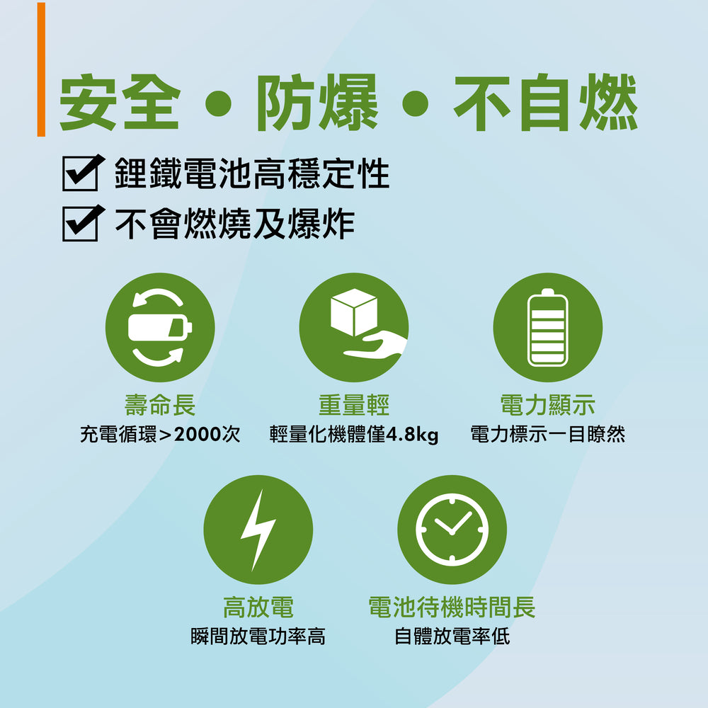 磷酸鋰鐵電池 12V 25Ah鋰鐵電瓶 安全防爆不自燃