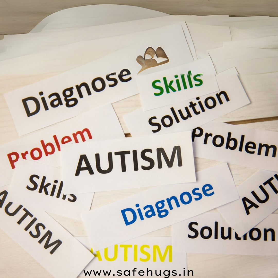 Autism treatment, causes and diagnoses poster.