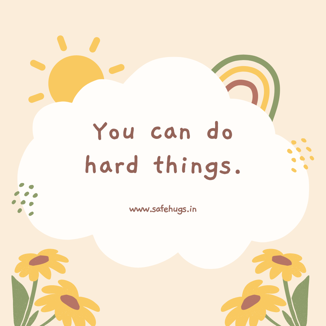 Quote: 'You can do hard things.'