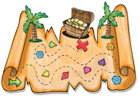 Treasure Hunt map.