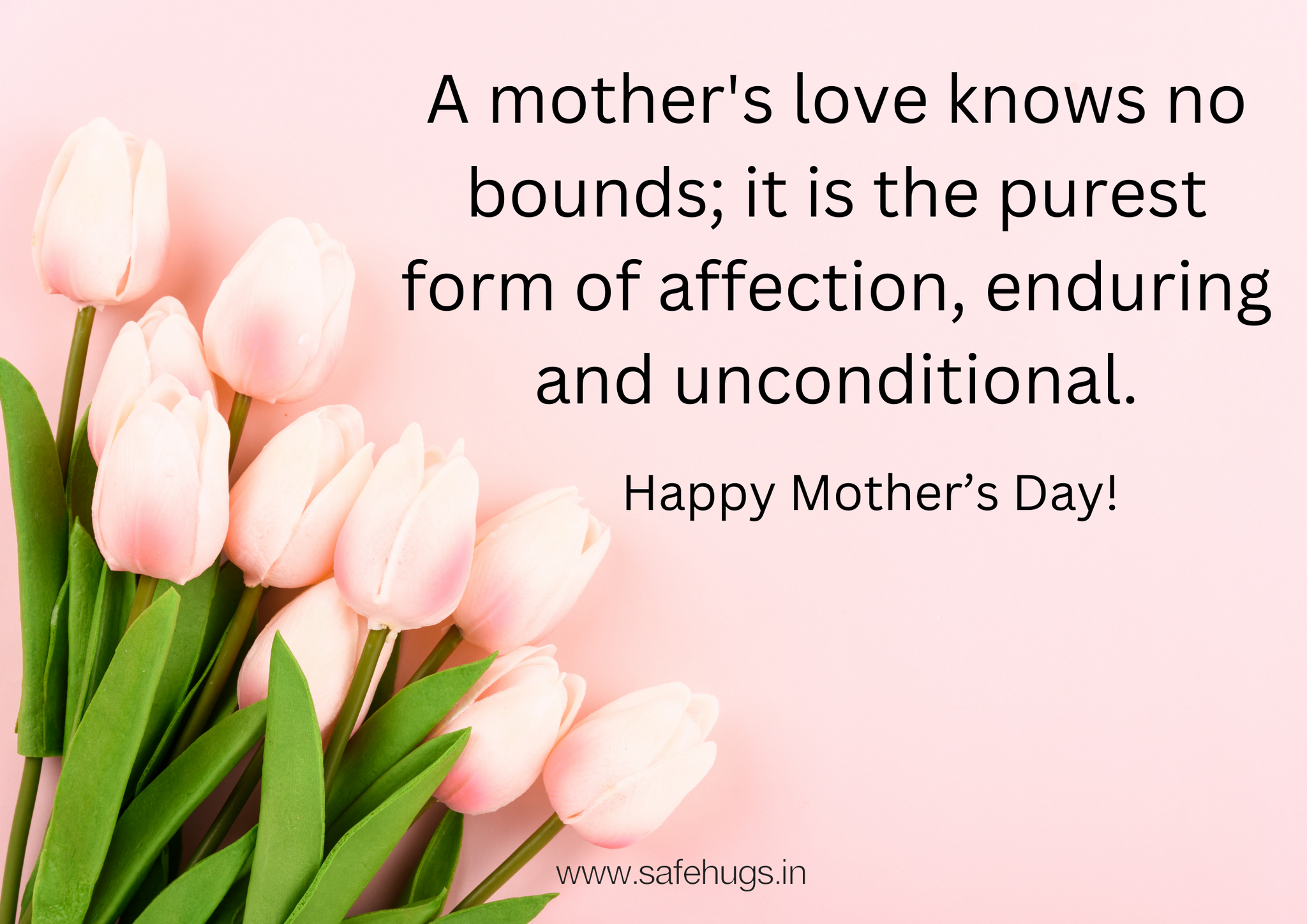 Quote: ' Mothers love knows no bounds.'