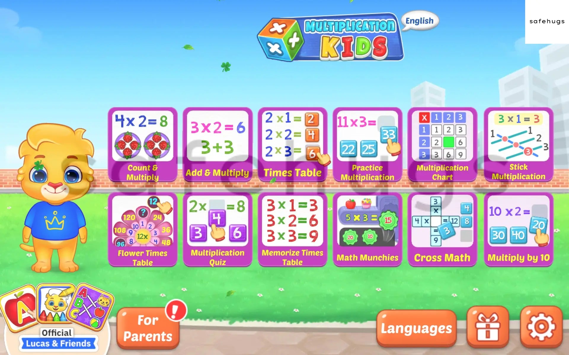 13 table learning app