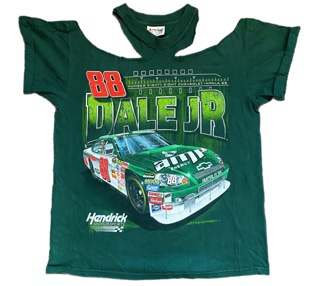 Vintage NASCAR Dale Jr Cold Shoulder T-Shirt