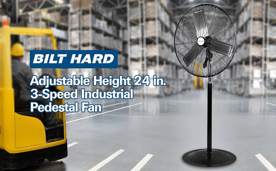 Pedestal Oscillating Fan