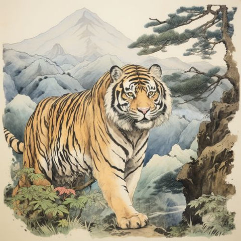 tigre traditionnel chinois