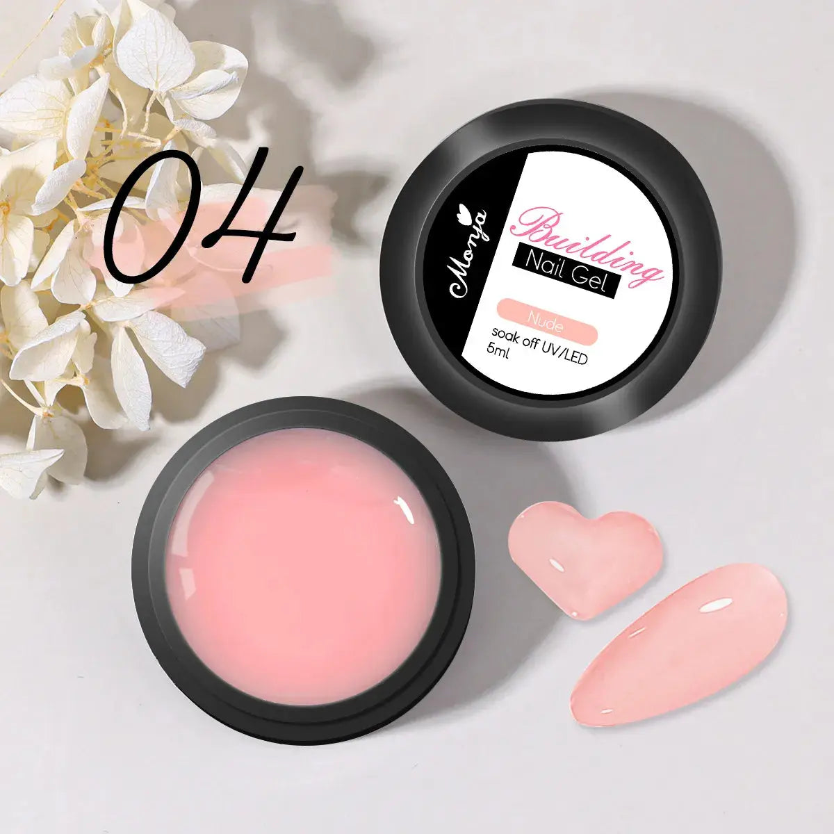 Gel Sólido de Construcción 3D Nude  - ¡Crea Uñas Impactantes en Minutos! Vikeesy