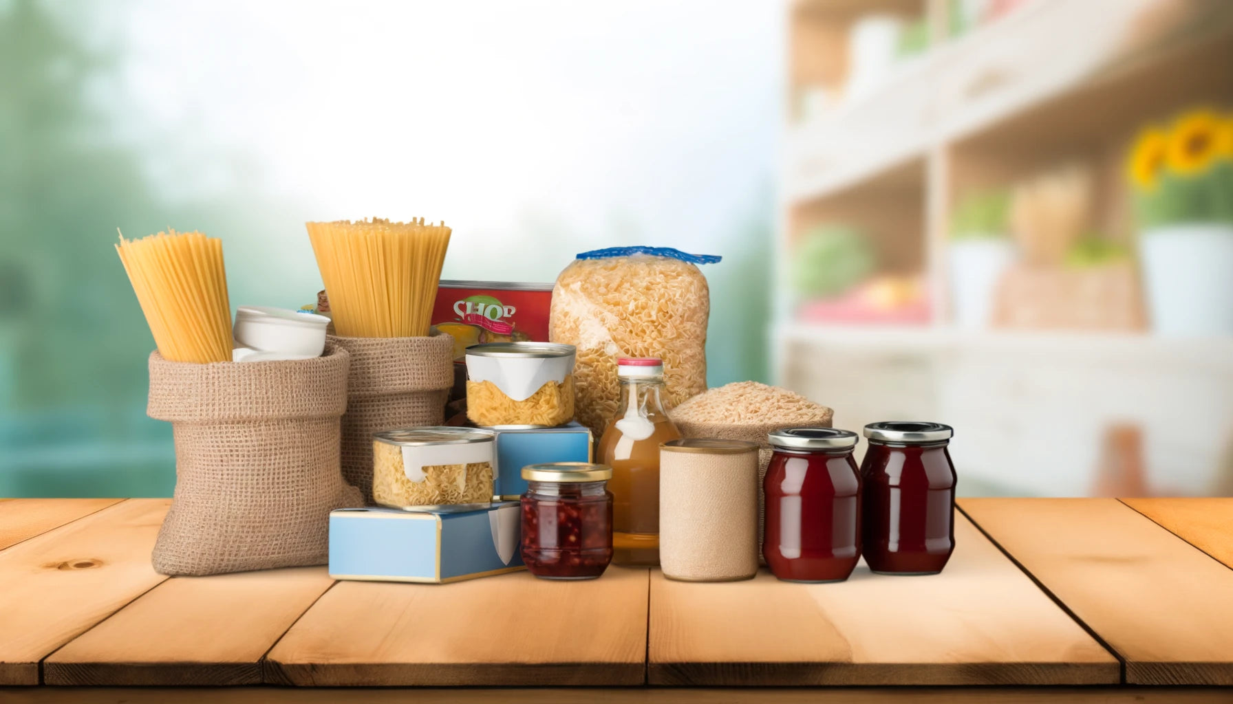 DALL·E 2024-04-15 15.11.04 - A visually appealing display of non-perishable groceries for a Shopify website banner. The image features a collection of diverse non-perishable items.webp__PID:4ce3240f-e134-43e7-8ac3-c28952574b6e