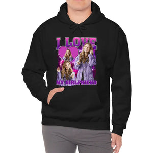 Personalized Girlfriend Hoodie, I Love My Girlfriends Hoodie Custom Name Photo, I Heart My Girlfriends Hoodie, Valentine's Day Gifts For Her, Gf - FLOCHIL - Boyfriend And Girlfriend Hoodies