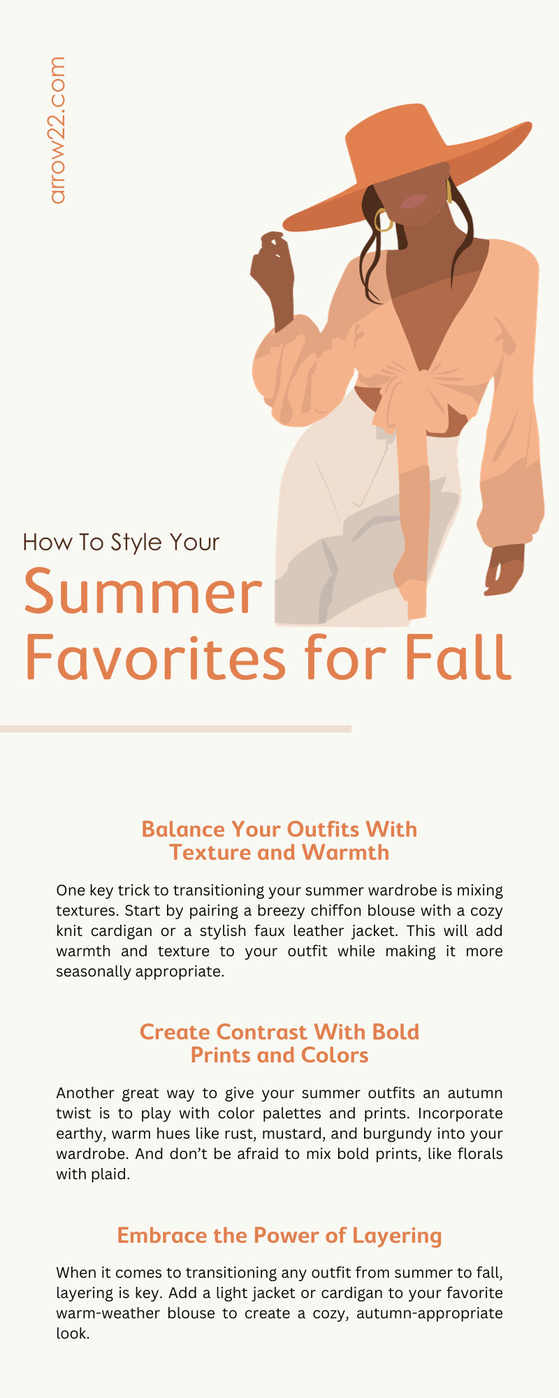 How To Style Your Summer Favorites for Fall