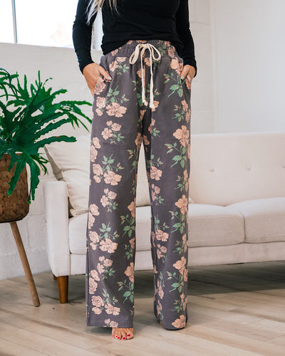 Ampersand Avenue Floral Denim Jogger Cargo Pants