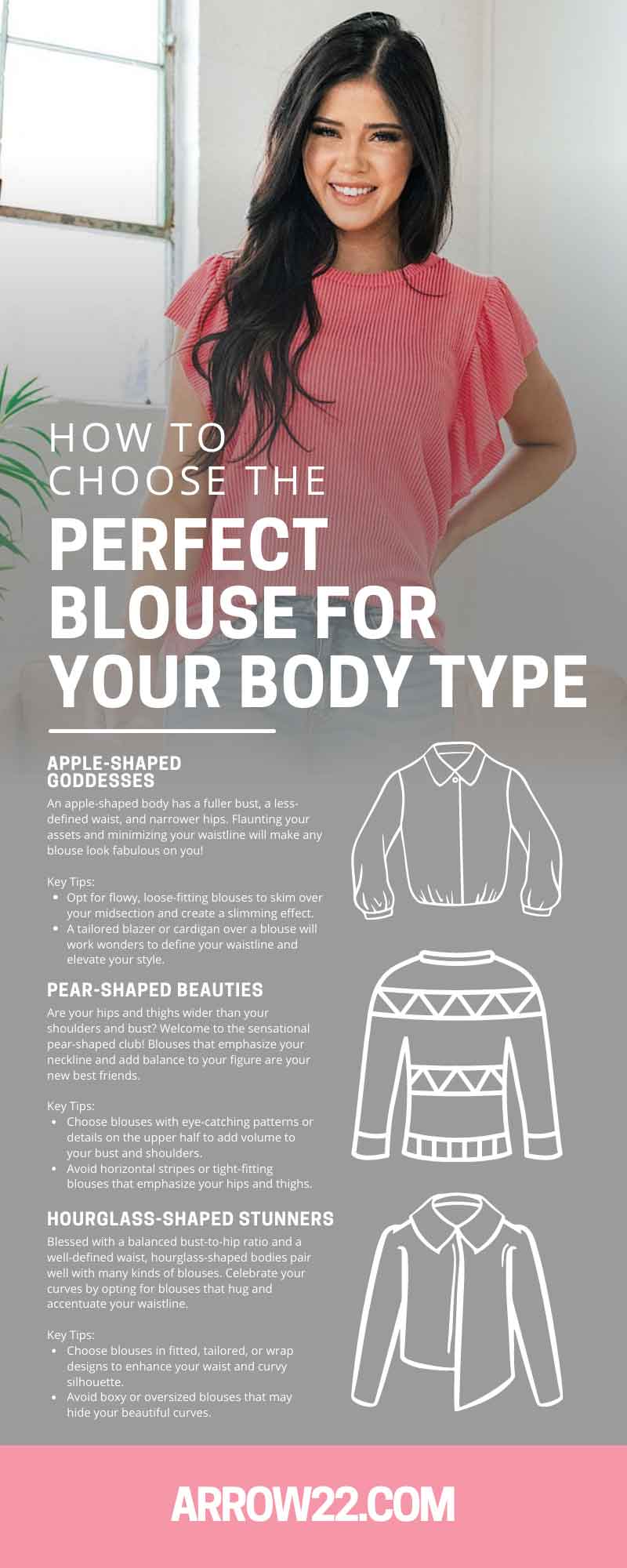 How To Choose the Perfect Blouse for Your Body Type