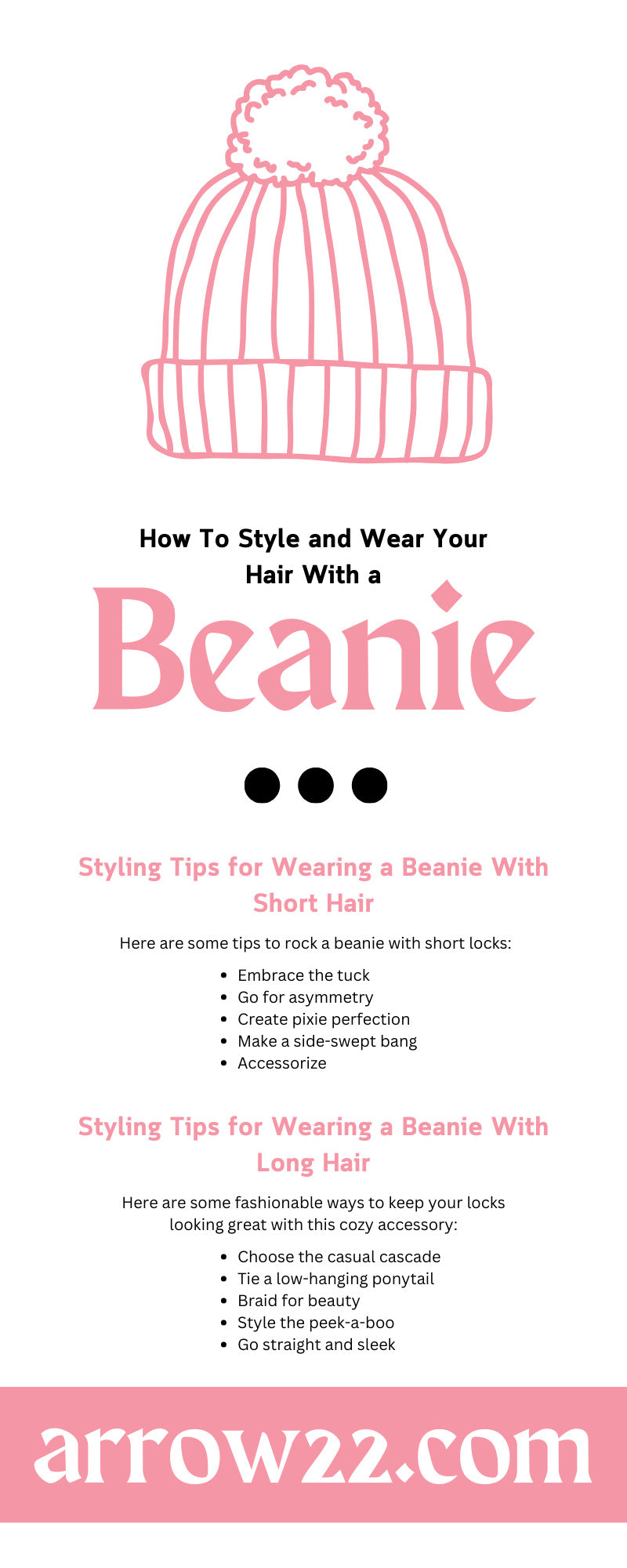 How To Style and Wear Your Hair With a Beanie