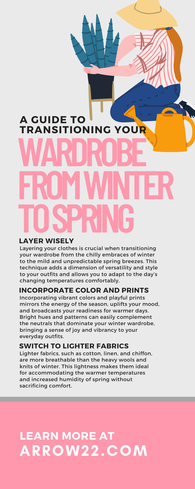 A Guide to Transitioning Your Wardrobe From Winter to Spring