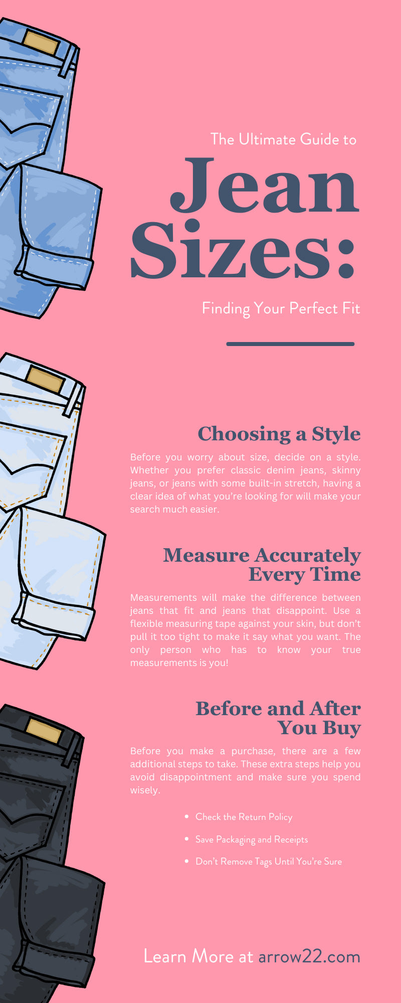 The Ultimate Guide to Jean Sizes: Finding Your Perfect Fit