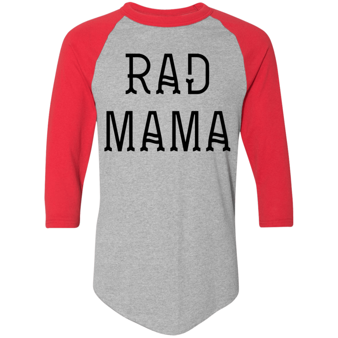 Rad Mama Adult Baseball T-Shirt
