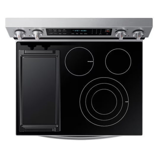 OPEN BOX Samsung 6.3 cu. ft. Smart Slide-in Induction Range with Smart – WL  APPLIANCES