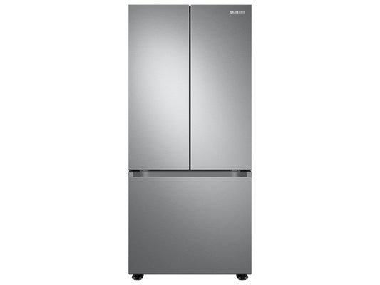 26.5 Cu. ft. Large Capacity 3-Door French Door Refrigerator with Family Hub and External Water & Ice Dispenser in Stainless Steel