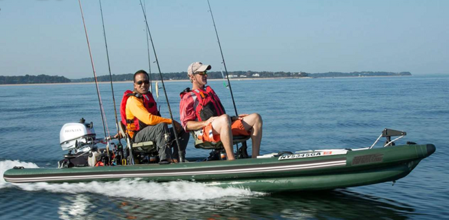 Sea Eagle 285 Frameless Pontoon Inflatable Fishing Boat Pro