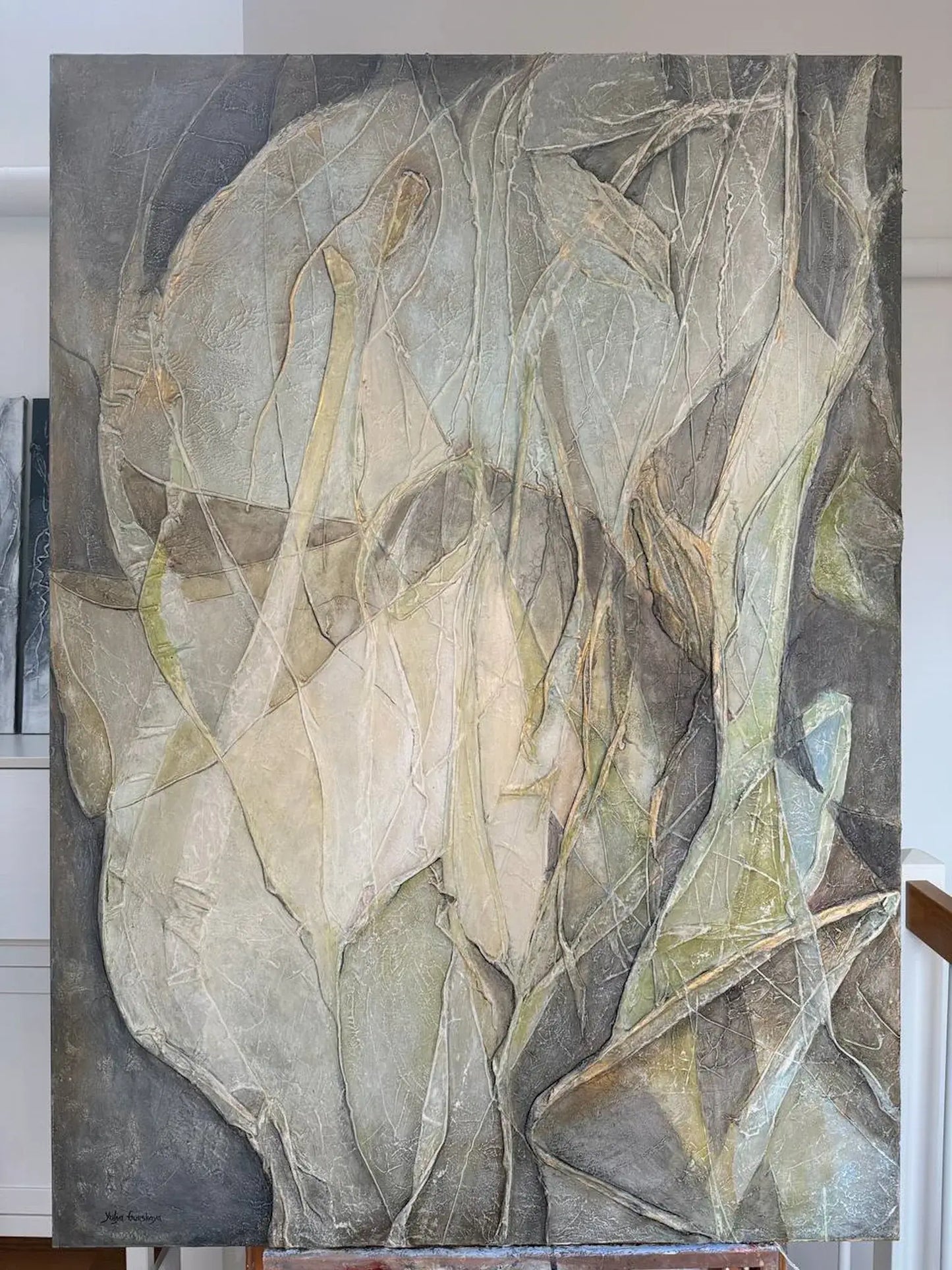 Am Flussufer, 100 (B) x 140 (H) cm