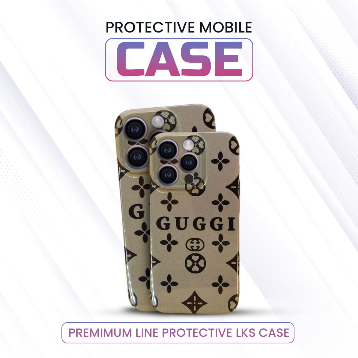 iPhone Gucci Printed Case– Marvans Accesories