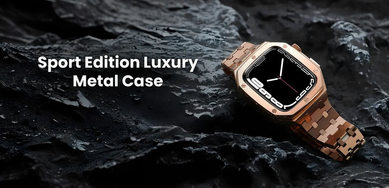 45MM Rosegold Luxury Edition Case- Stainless Steel Strap