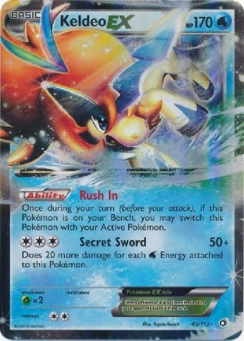 Pokemon TCG English Card Legendary Treasures Zekrom EX Holo Rare 52/113