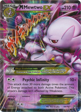 Pokémon - Mewtwo-EX (52/108) - Evoluções XY - Holo 