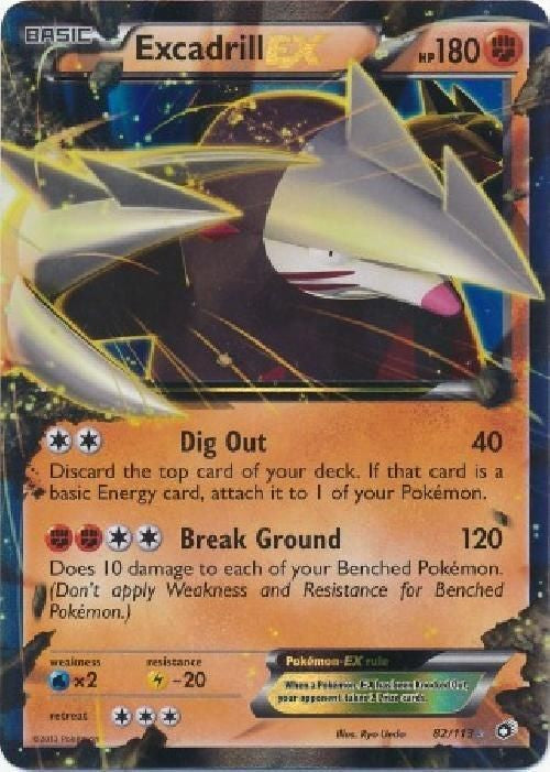 Pokémon TCG Zekrom ex Legendary Treasures 52/113 Holo Holo Rare EX