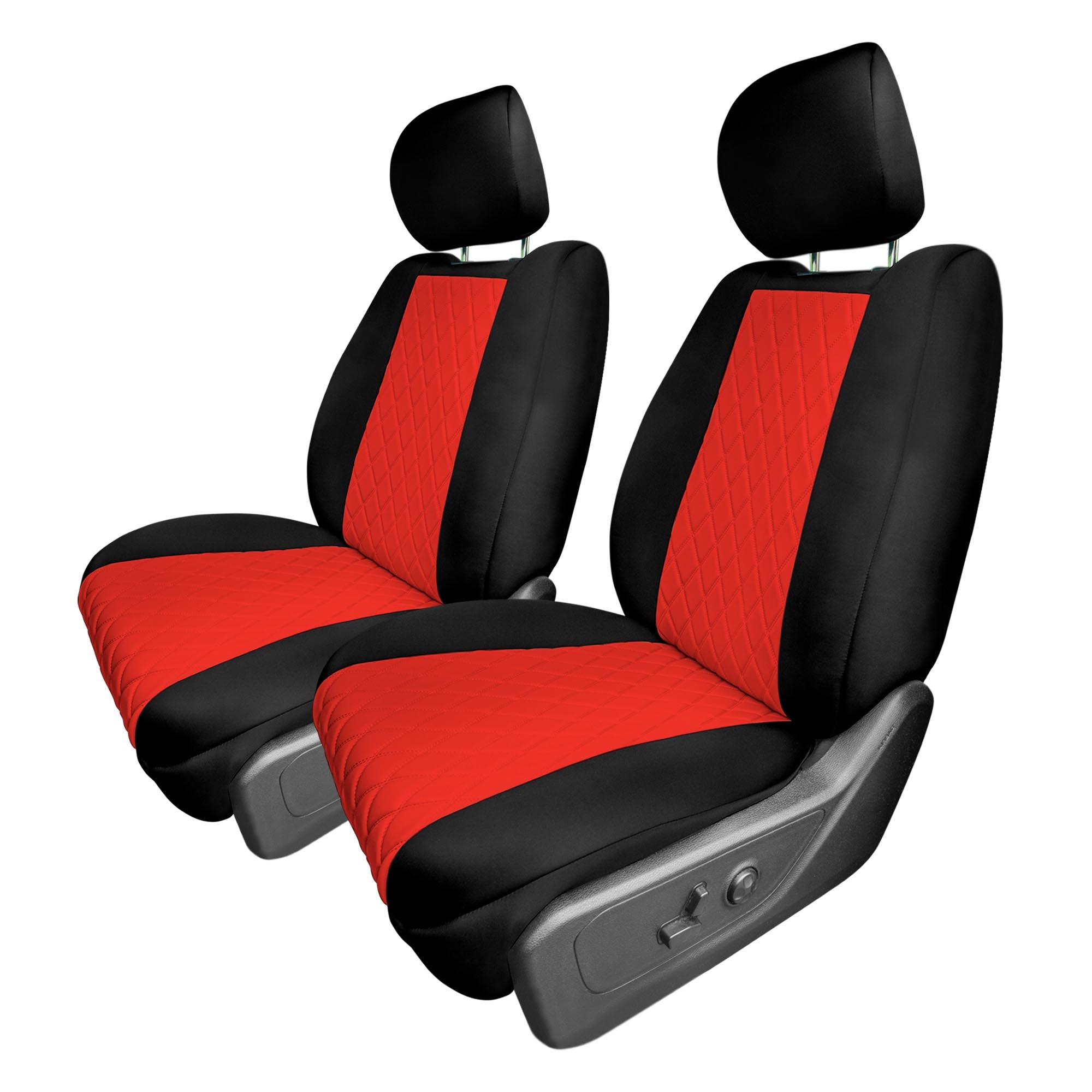 Ram Truck Car Seat Cover (Set Of 2) Ver 1 (Red)