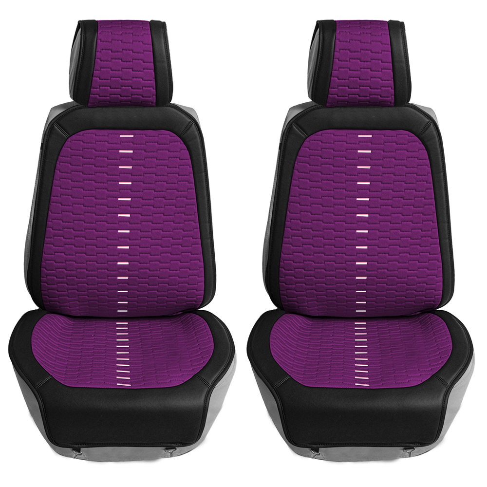 Ultra Sleek Car Seat Cushions - Front Set Blue