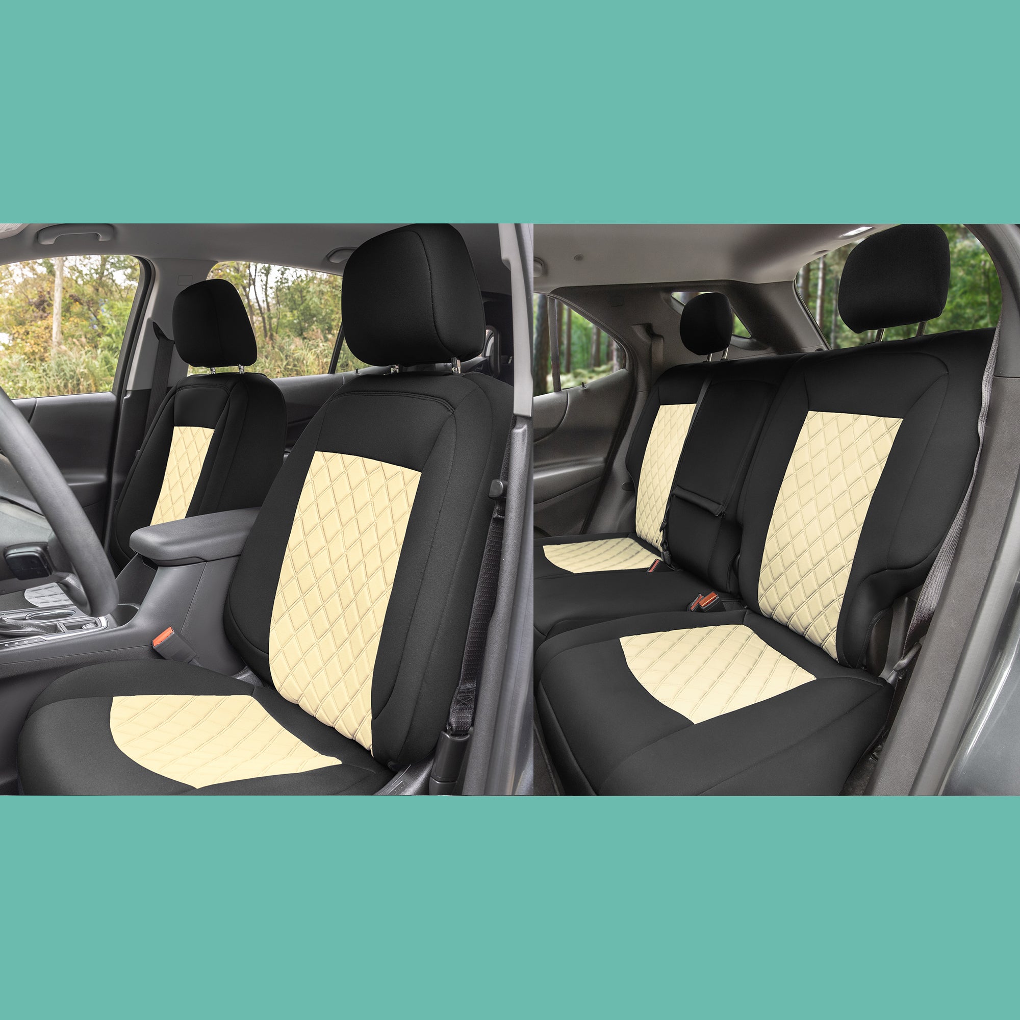 Chevy Equinox 2018-2021 Full Set Seat Covers Gray Neoprene
