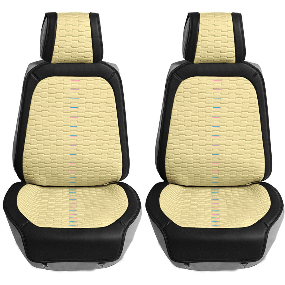 Ultra Sleek Car Seat Cushions - Front Set Blue