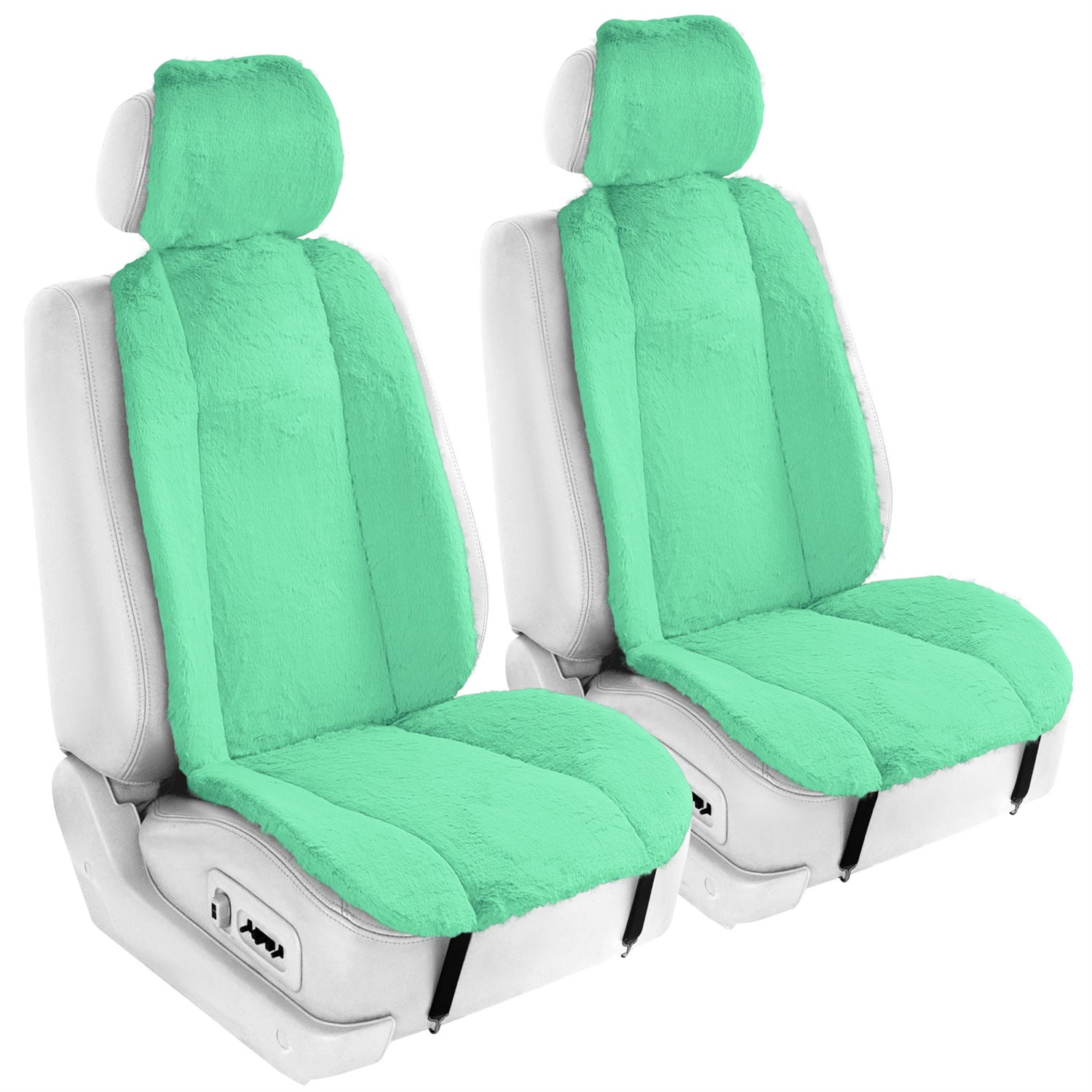 FH Group Ergonomic Cooling Gel Car Seat Cushion, Universal Green