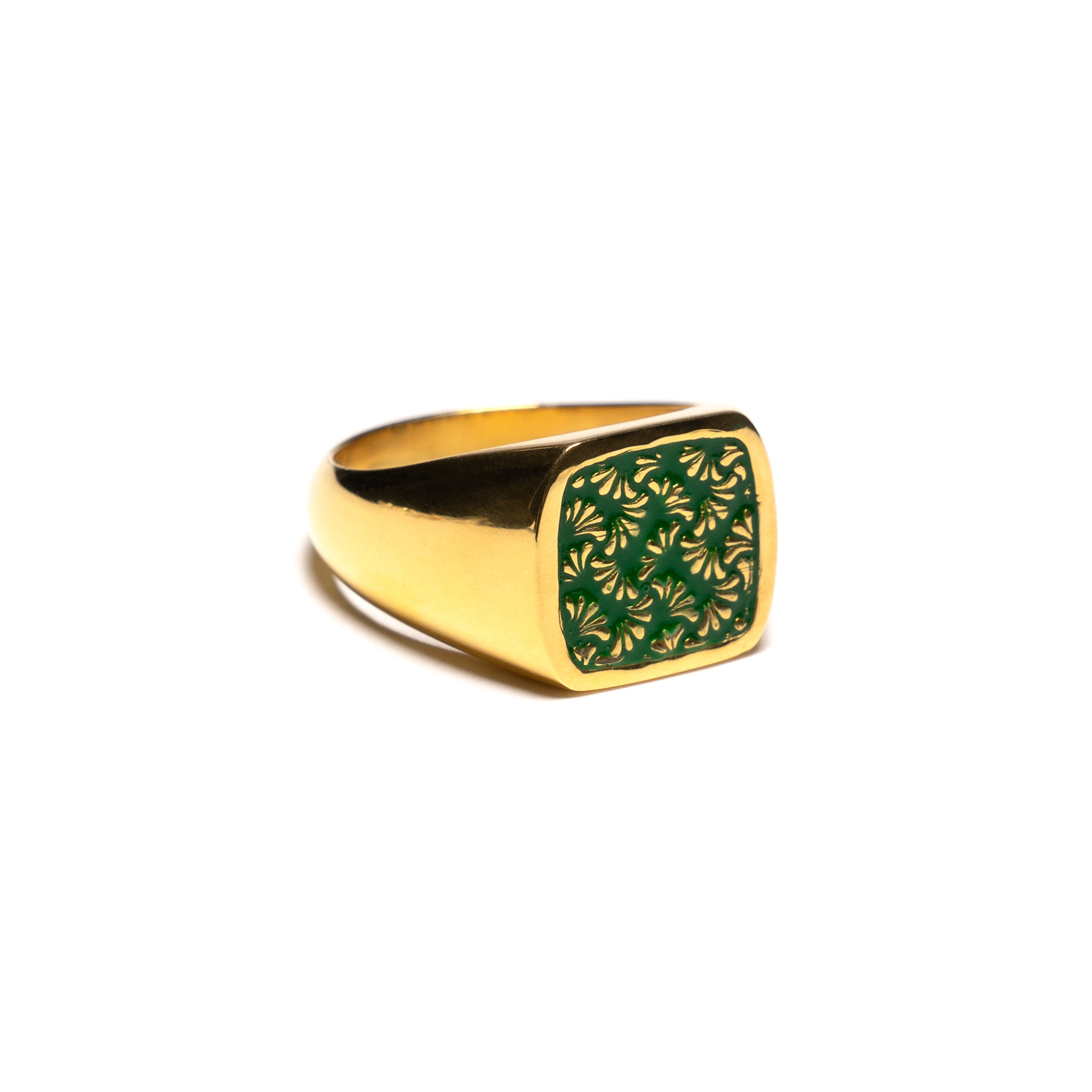 Sherman Signet (Silver/14K/Emerald) – MAPLE