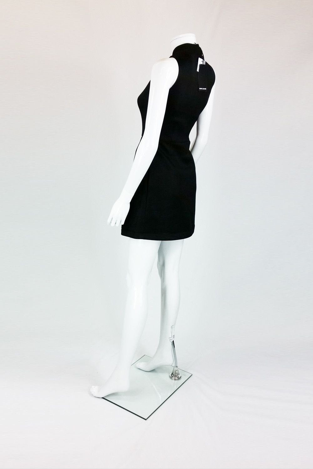 DKNY JEANS Girls Black Mesh Fit and Flare Micro Mini Dress (UK 8) – The ...