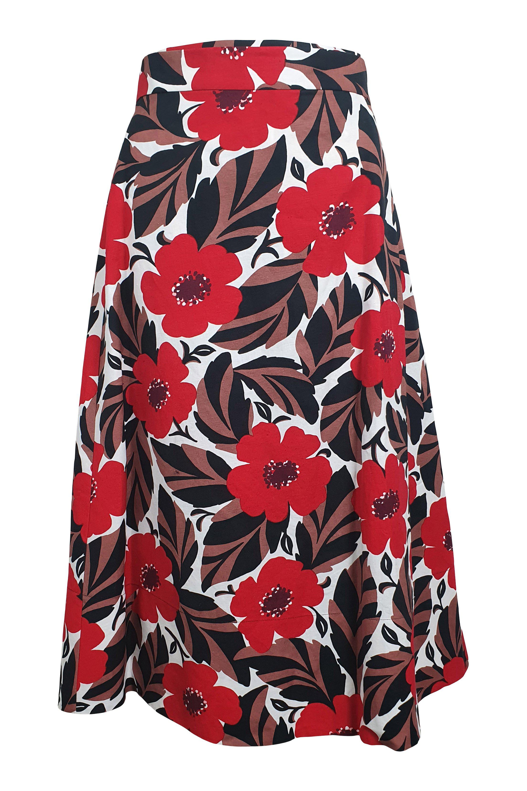 KATE SPADE Cotton Floral Print Desert Muse A Line Skirt (US 6 | UK 10) –  The Freperie