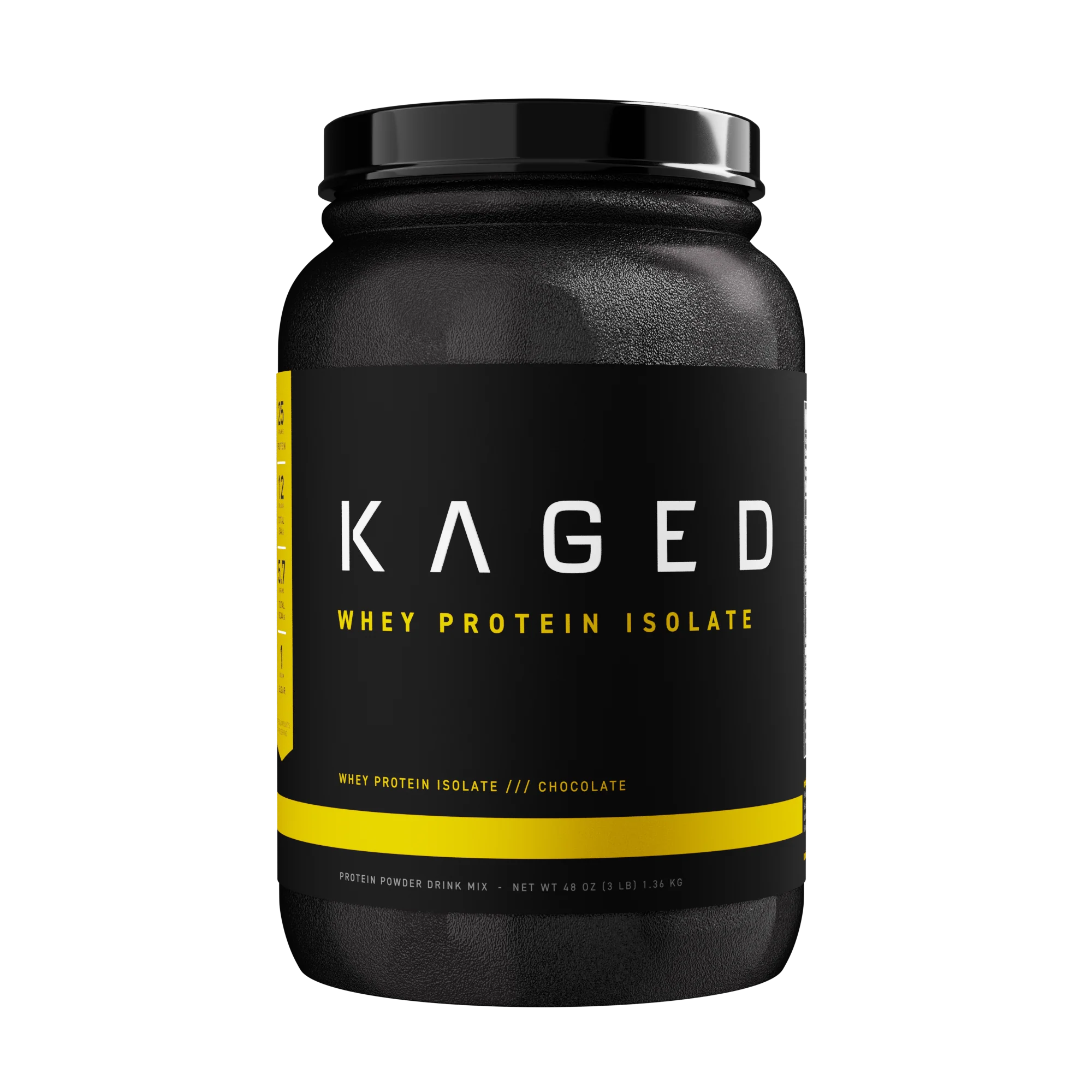 Kaged Whey Protein Isolate 3 lbs Chocolate