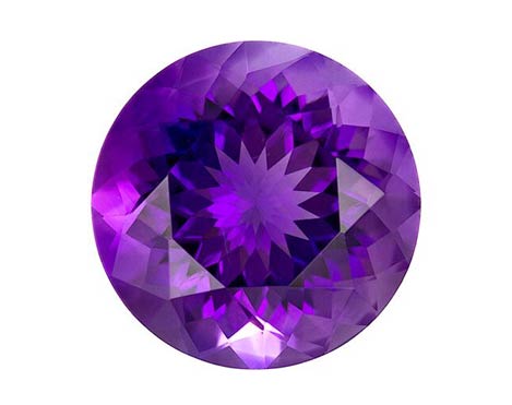 amethyst coloured gemstone